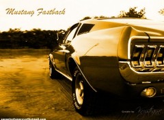 Fonds d'cran Voitures Mustang Fastback