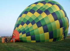 Fonds d'cran Avions Bapteme de mongolfiere