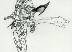 Wallpapers Art - Pencil kaals exo armure