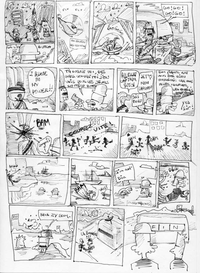 Fonds d'cran Art - Crayon BDs - Divers planche 15