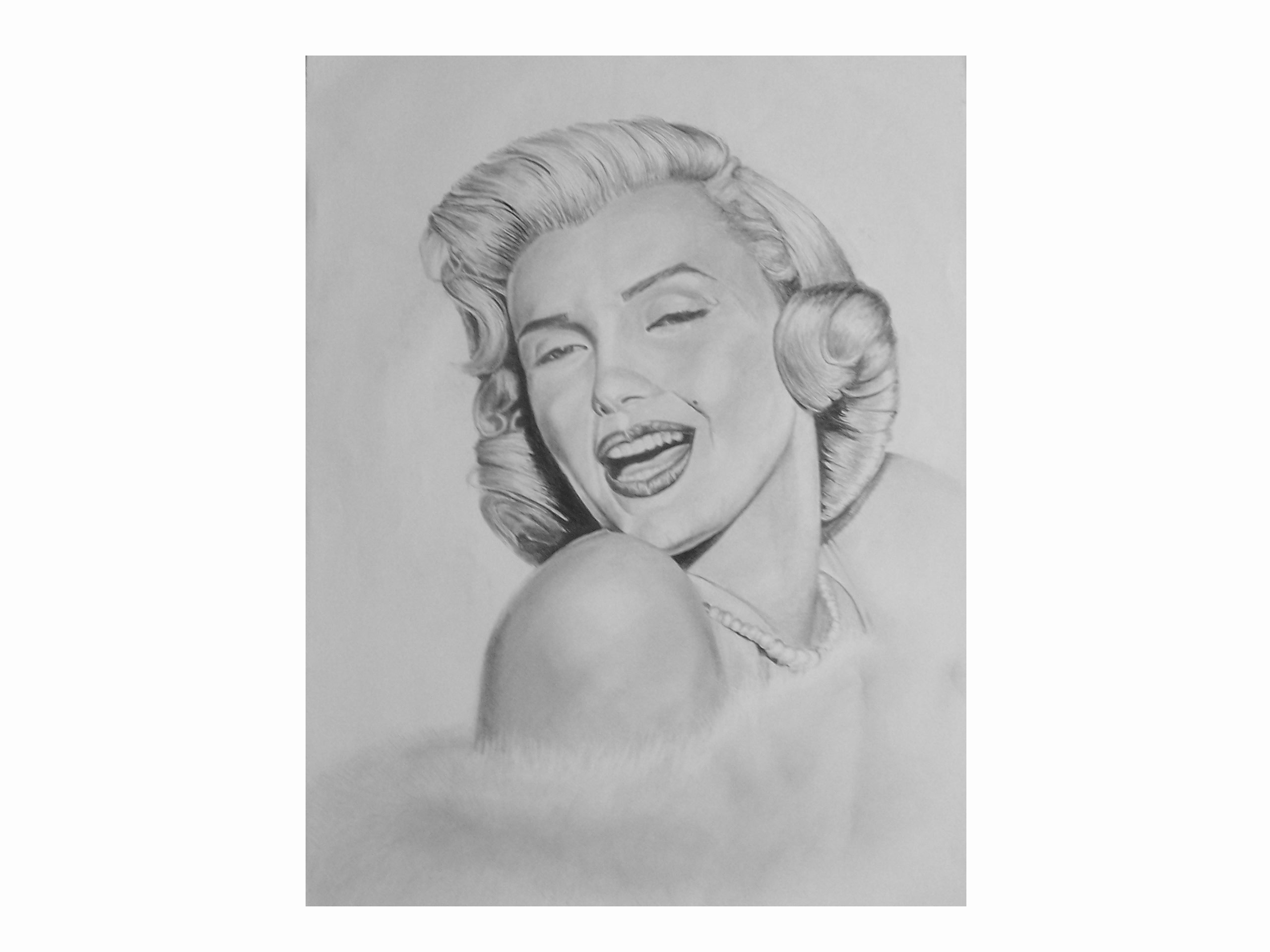 Fonds d'cran Art - Crayon Portraits marilyn...