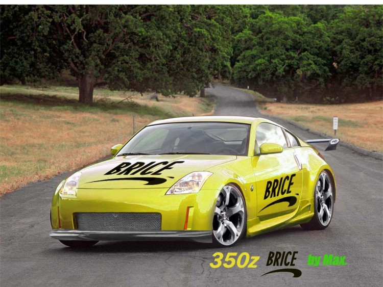 Fonds d'cran Voitures Tuning 350z brice by max