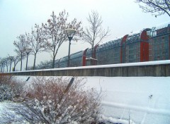 Wallpapers Trips : Europ La cit Internationnale de Lyon sous la neige