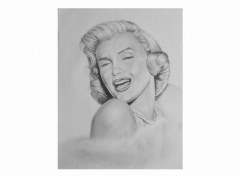 Wallpapers Art - Pencil marilyn...