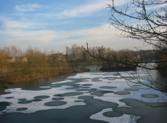 Fonds d'cran Voyages : Europe L' Isle-Adam (95) - Ronds dans la glace