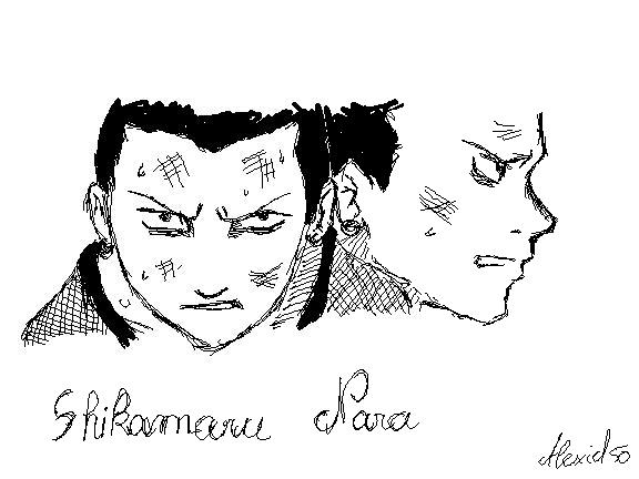 Wallpapers Digital Art Manga Shikamaru