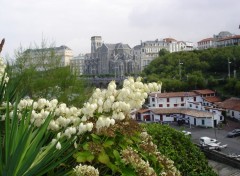 Fonds d'cran Voyages : Europe Vue de Biarritz .