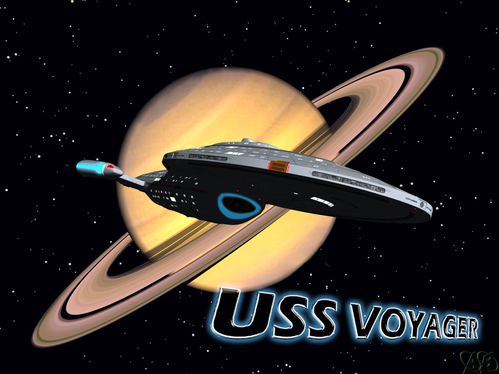 Fonds d'cran Art - Numrique 3D - Vue D'esprit USS Voyager