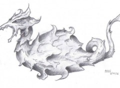 Wallpapers Art - Pencil dragon