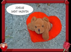 Fonds d'cran Objets Petit Ours vous souhaite une Joyeuse St Valentin !