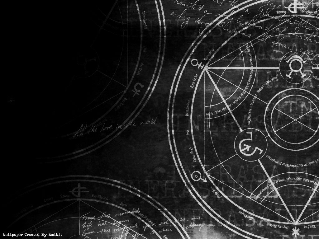 Wallpapers Manga Full Metal Alchemist Cercle transmutation humaine