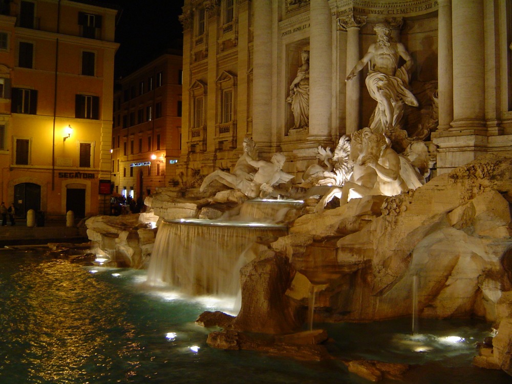 Fonds d'cran Voyages : Europe Italie La Fontana di Trevi, Roma