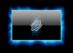 Fonds d'cran Informatique Blue Halo Winamp Logo Wallpaper