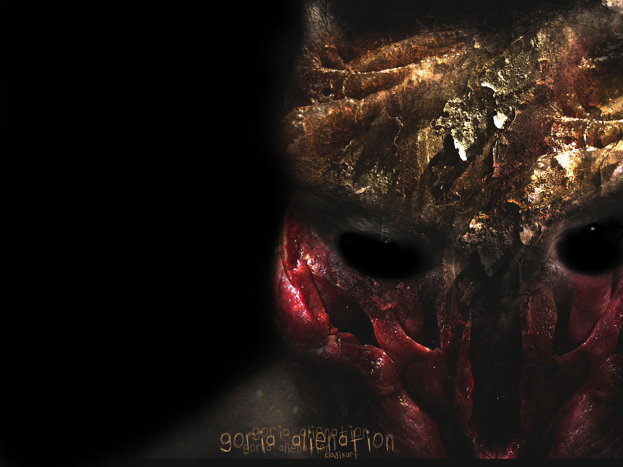 Fonds d'cran Art - Numrique Style Dark Goria Alienation Wallpaper