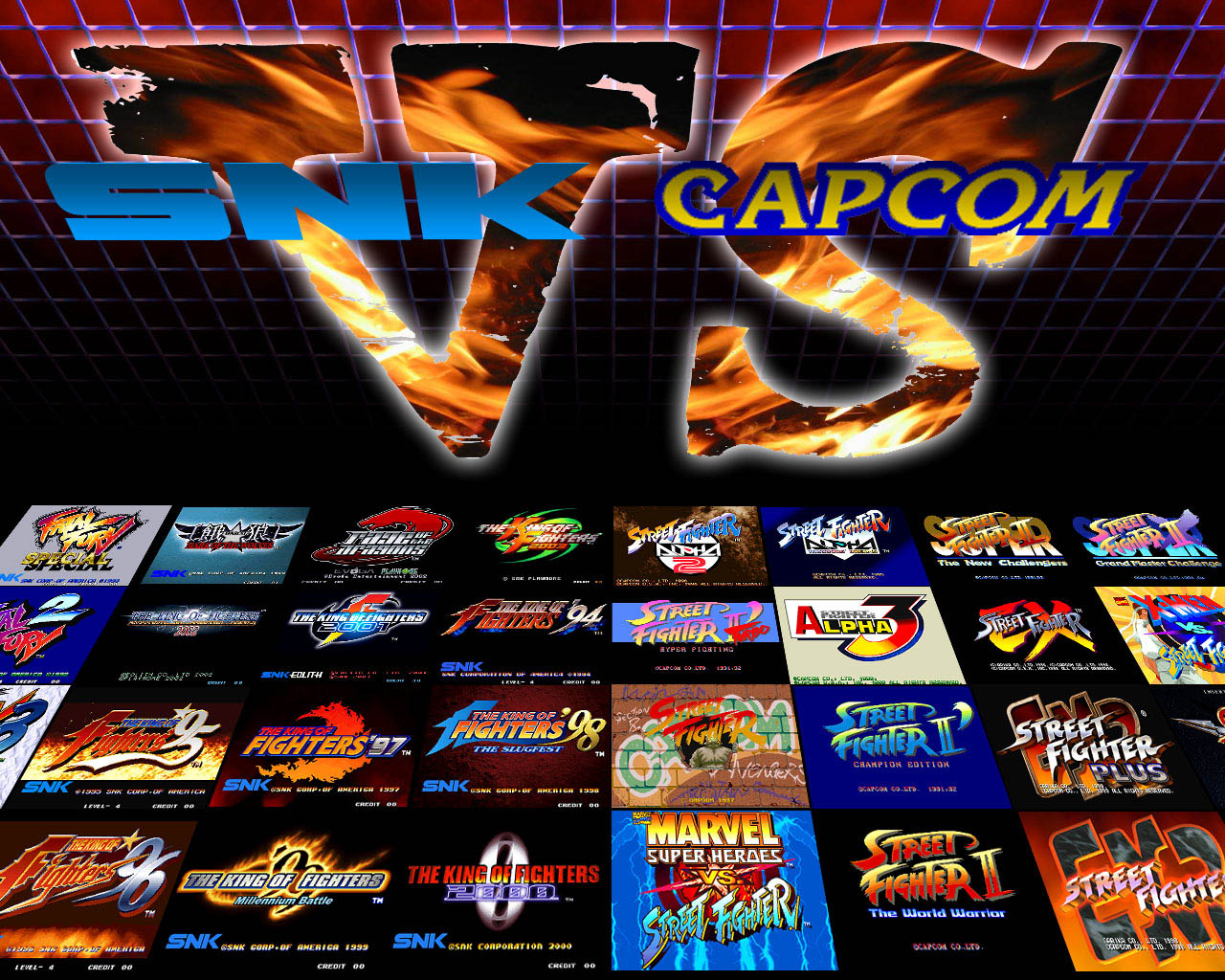 Fonds d'cran Jeux Vido Divers SNK vs. CAPCOM