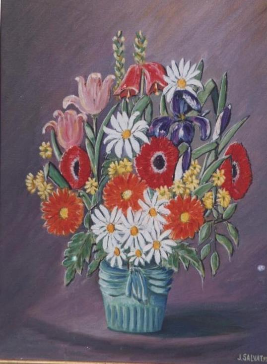 Fonds d'cran Art - Peinture Fleurs composition de fleurs