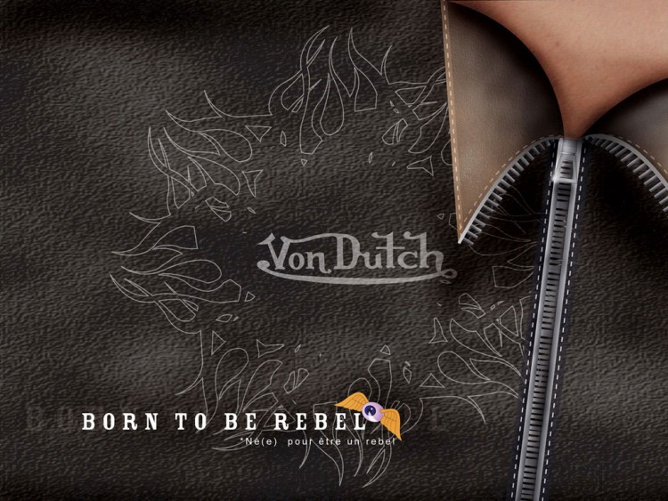 Wallpapers Brands - Advertising Von Dutch von dutch cuir