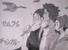 Wallpapers Art - Pencil Samurai Shamploo