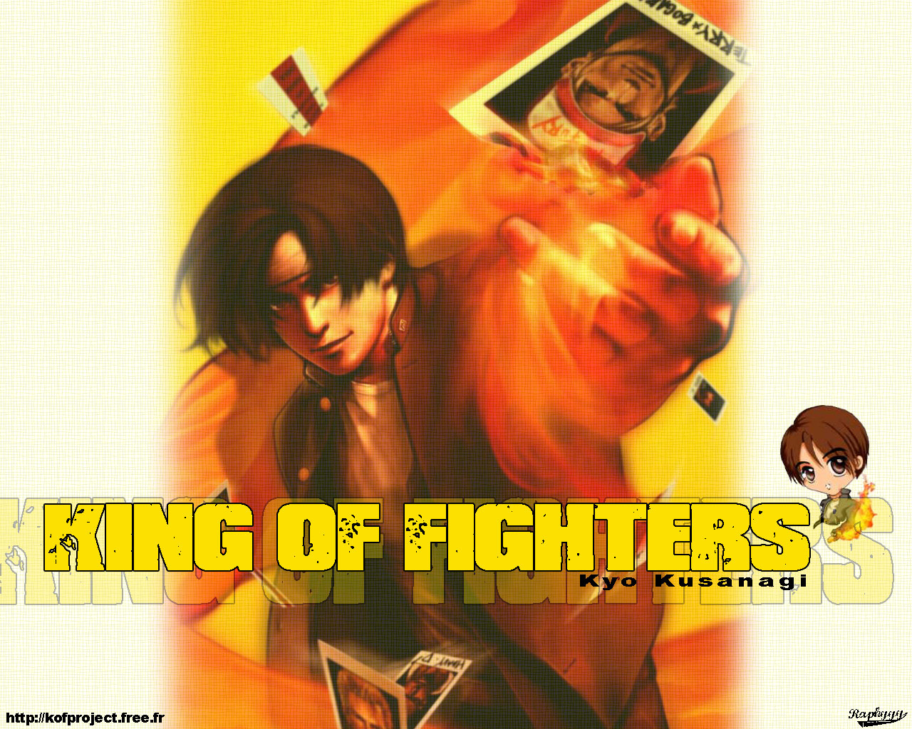 Fonds d'cran Jeux Vido King Of Fighters Kyo - KOF 94 Re-Bout