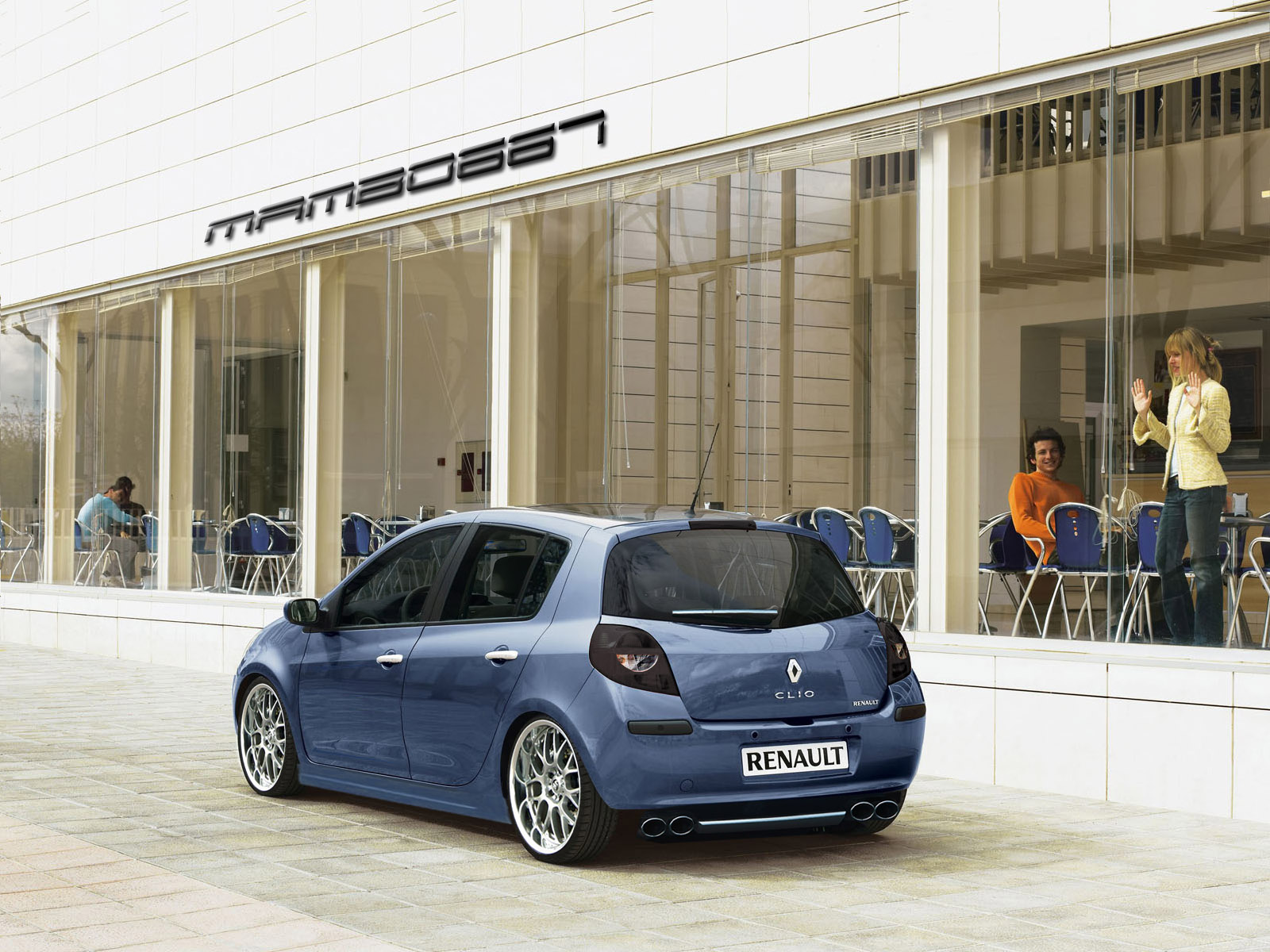 Fonds d'cran Voitures Tuning Clio 3, mon concept !