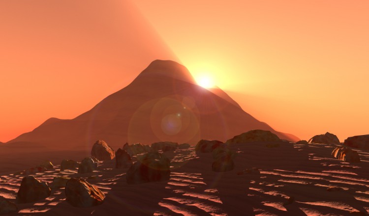 Fonds d'cran Art - Numrique Nature - Paysages Vision of Mars 01