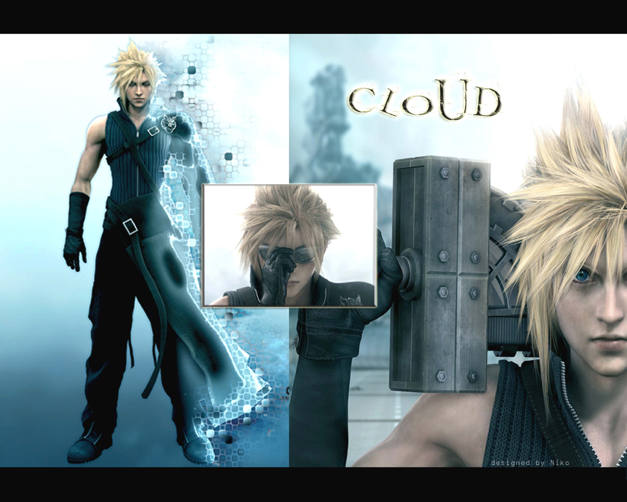 Fonds d'cran Jeux Vido Final Fantasy Advent Children Cloud AVC