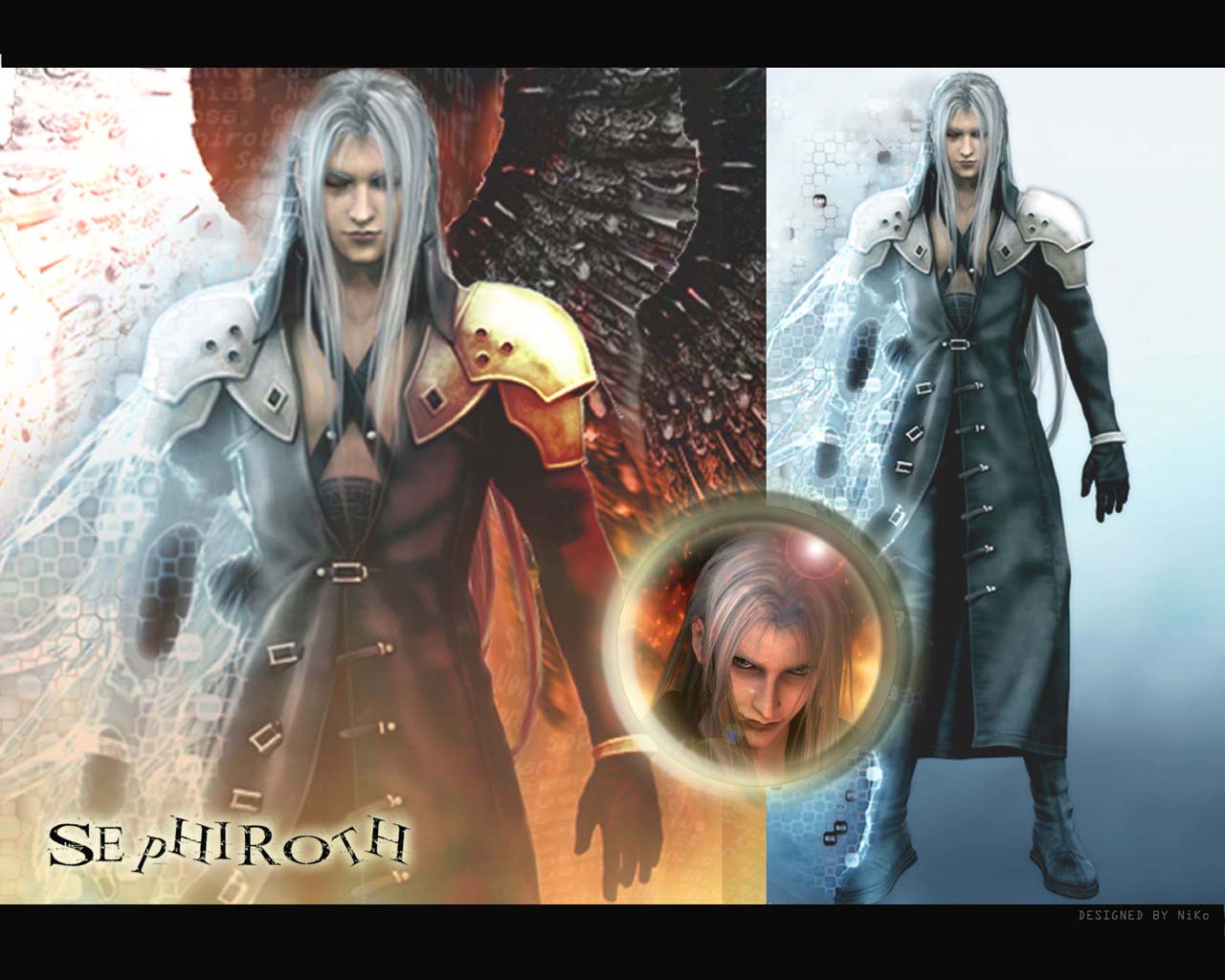 Fonds d'cran Jeux Vido Final Fantasy Advent Children SEPHIROTH AVC