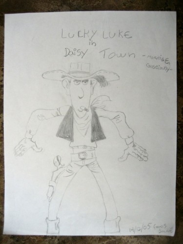 Fonds d'cran Art - Crayon BDs - Lucky Luke lucky luck