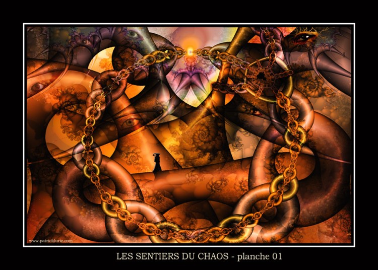 Wallpapers Digital Art Surrealism - Symbolism - Onirism Les sentiers du chaos - planche 1