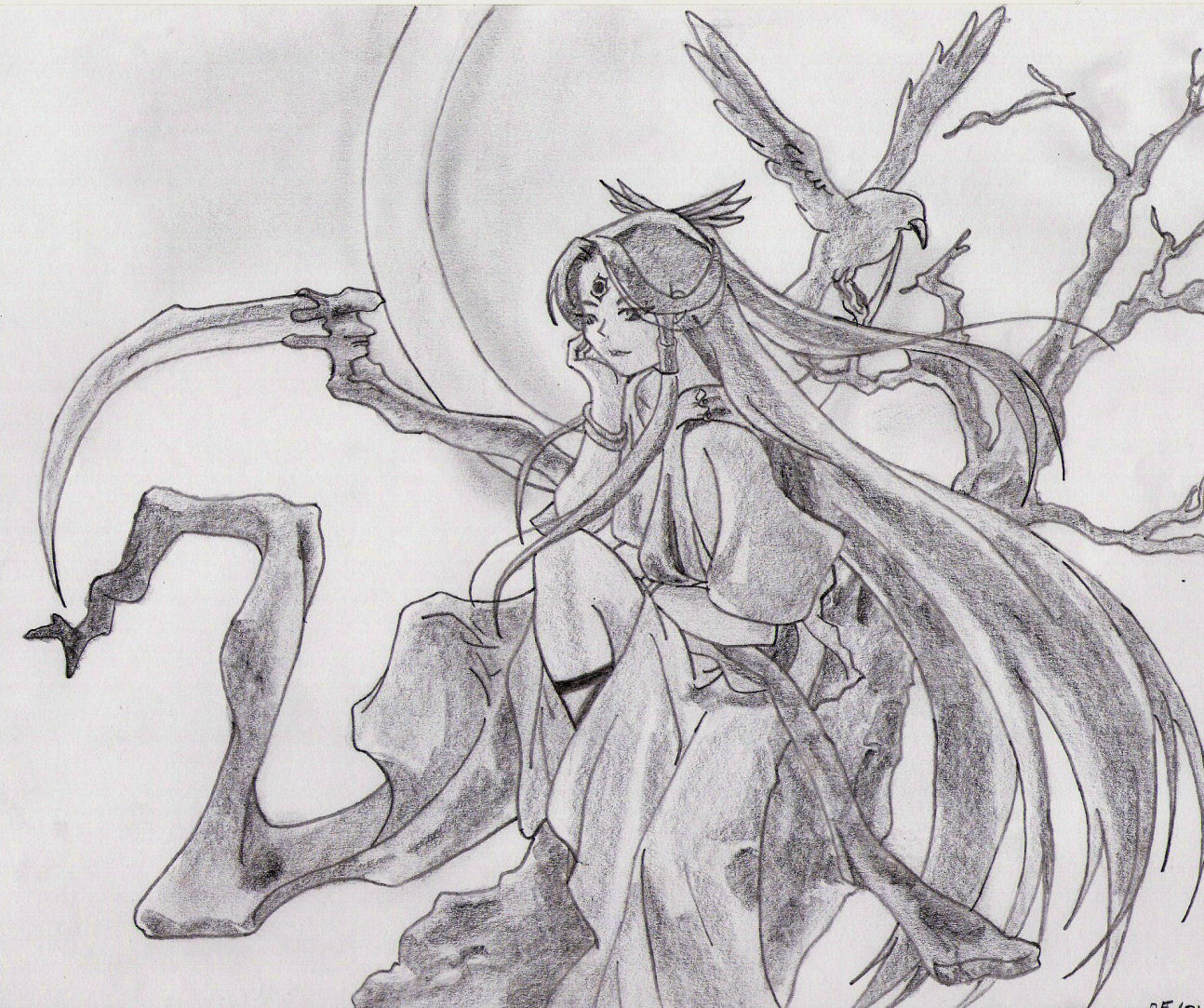 Fonds d'cran Art - Crayon Manga - Ah ! My Goddess 