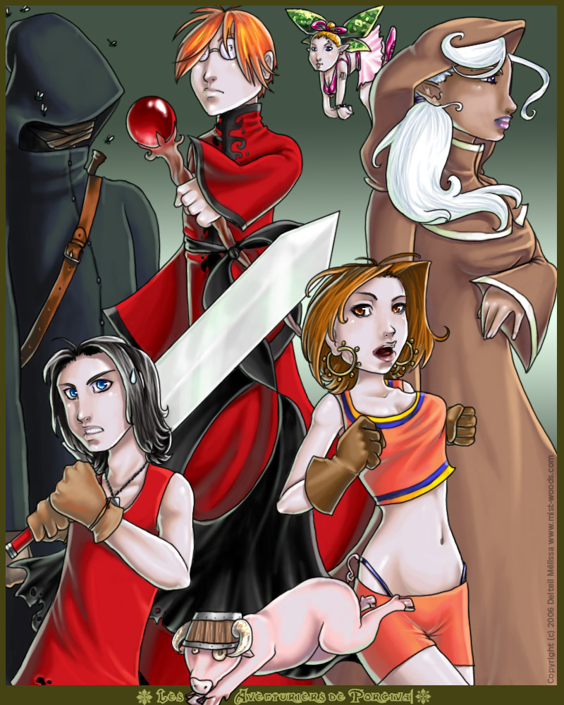 Wallpapers Digital Art Characters Les Aventuriers de Porcival