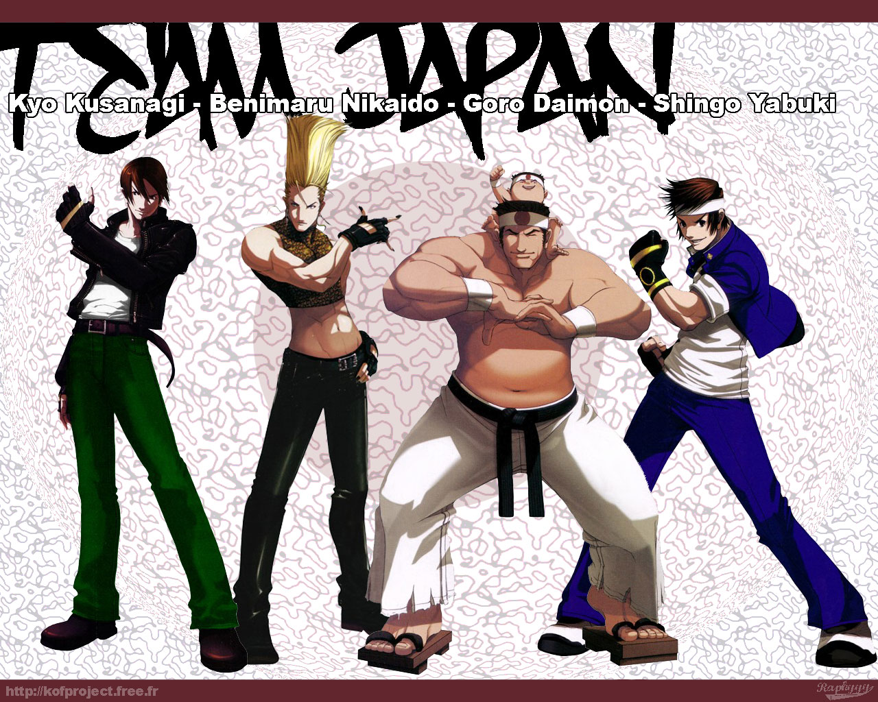 Wallpapers Video Games King of Fighters Team Japan