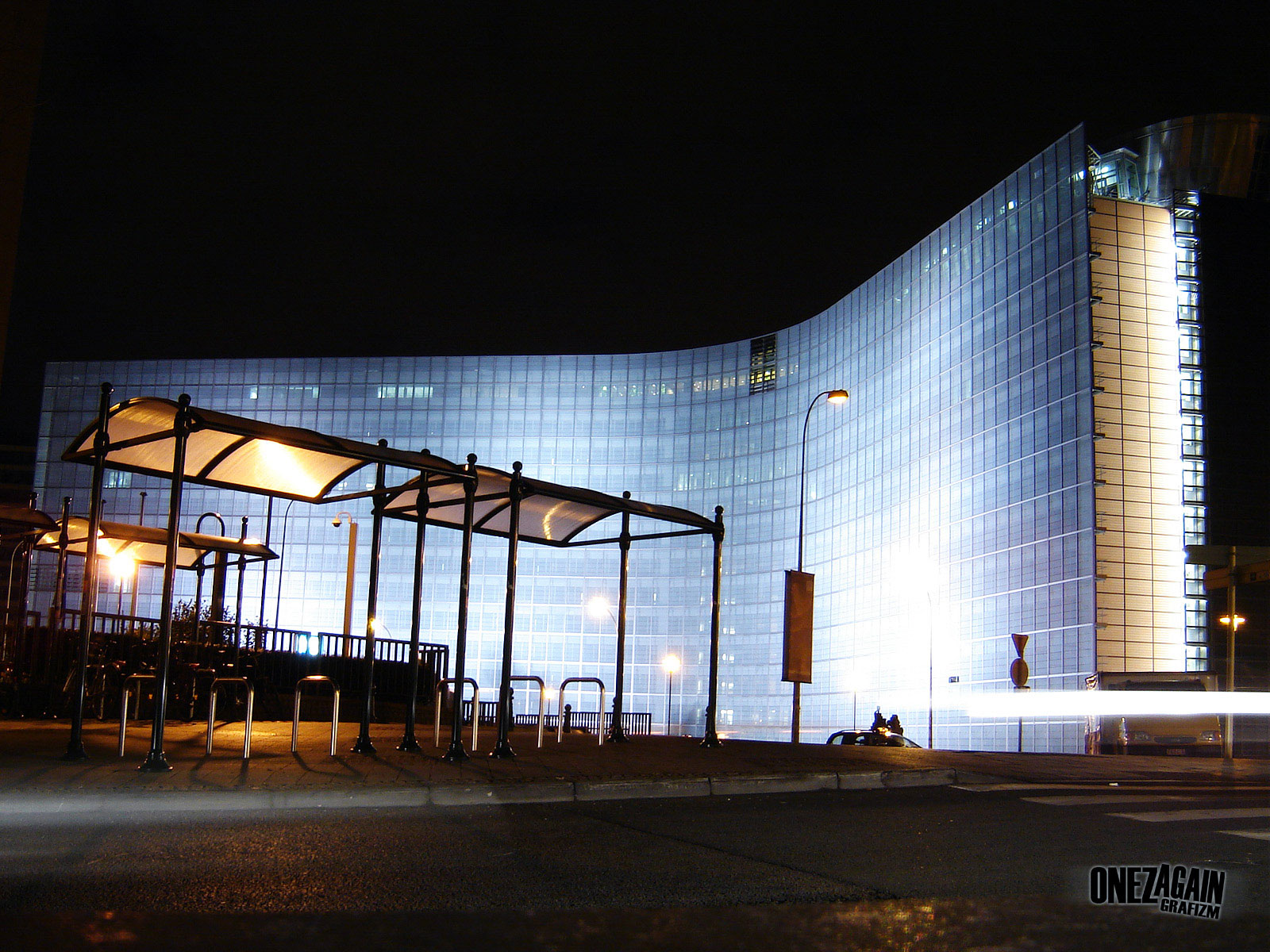 Fonds d'cran Voyages : Europe Belgique Schuman-By-Night