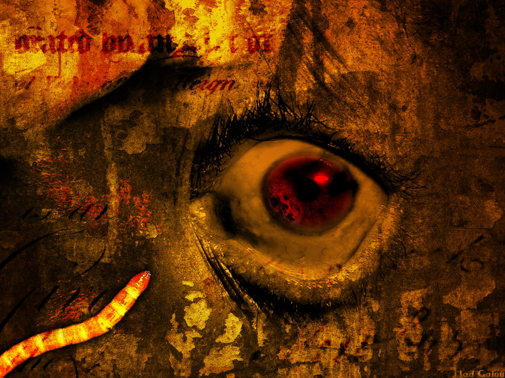 Wallpapers Digital Art Style Dark The open eye