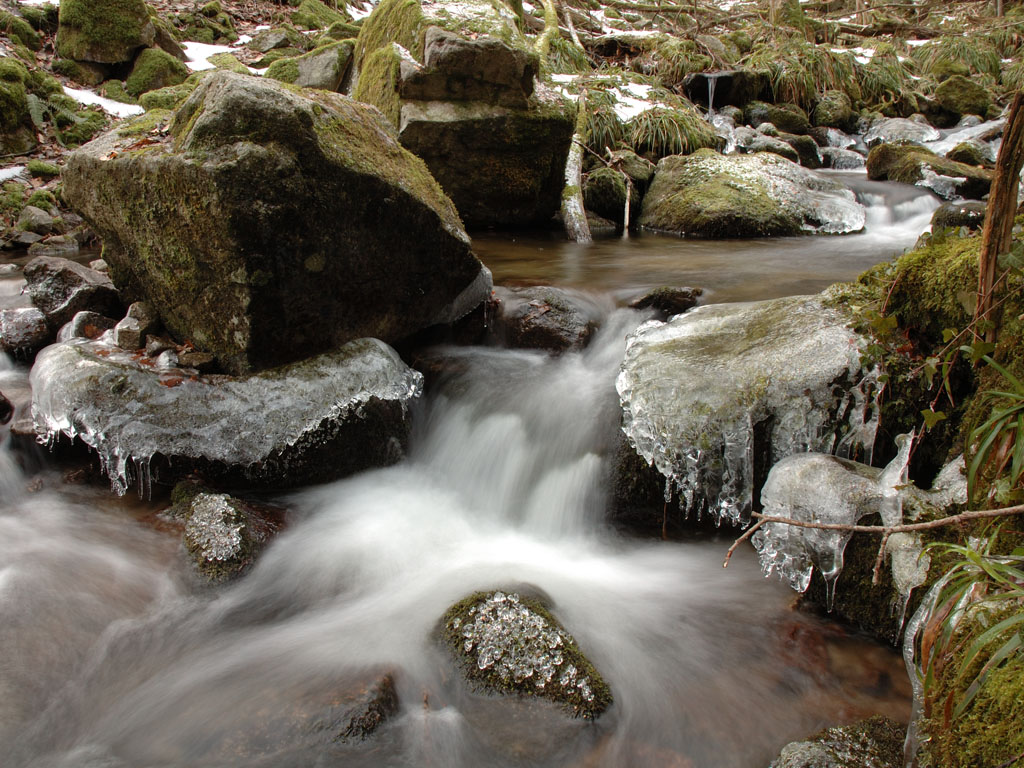 Wallpapers Nature Rivers - Torrents Eau glace