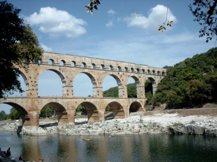 Wallpapers Constructions and architecture Bridges - Aqueduct Le pont du Gard