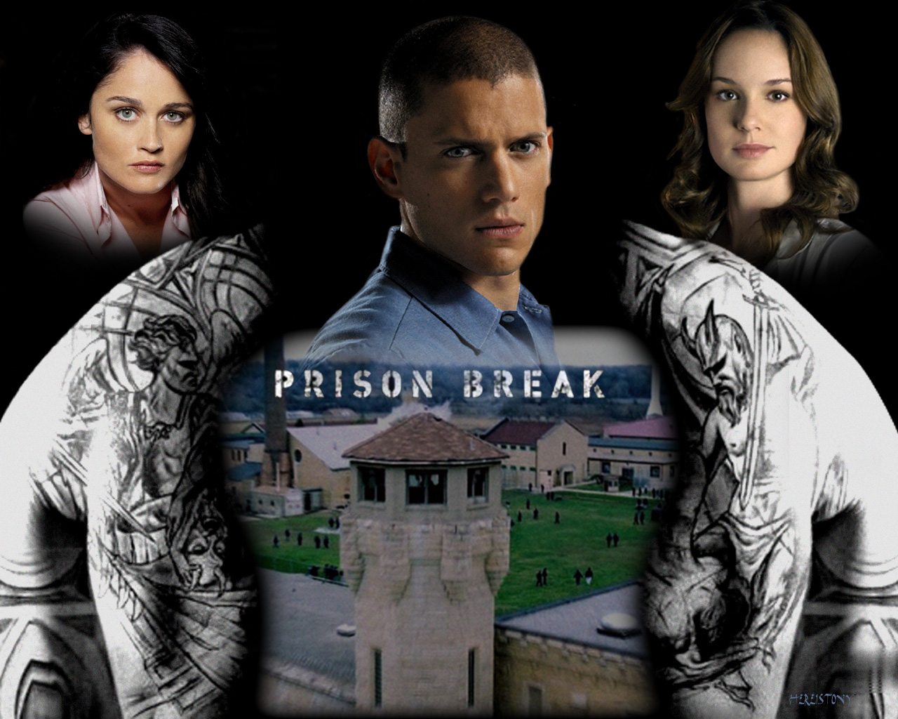 Fonds d'cran Sries TV Prison Break Tatoo