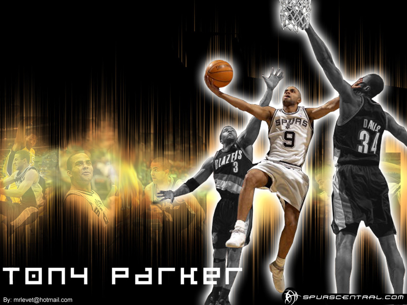 Fonds d'cran Sports - Loisirs Basketball Tony Parker 3