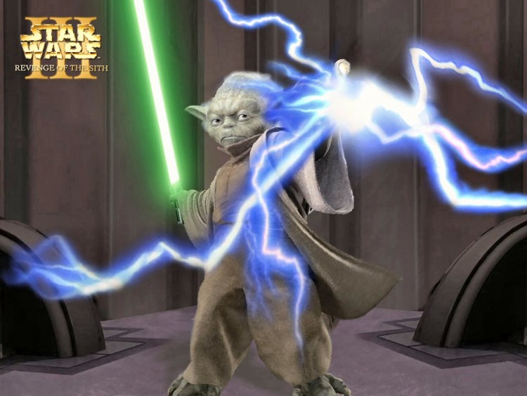 Fonds d'cran Cinma Star Wars II - L'Attaque des Clones yoda