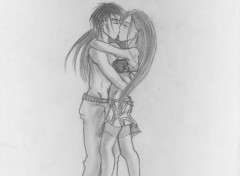 Wallpapers Art - Pencil les amoureux ...