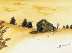 Wallpapers Art - Painting Petite maison