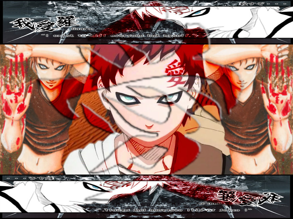 Fonds d'cran Manga Naruto gaara