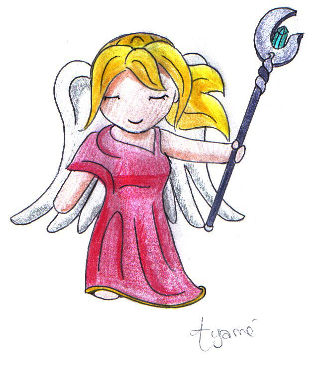 Fonds d'cran Art - Crayon Fantasy - Anges Ayam