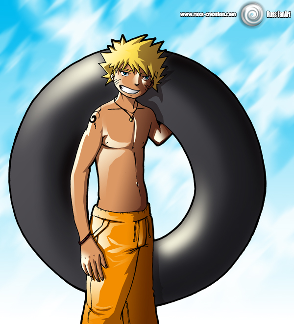 Wallpapers Digital Art Manga Naruto FanArt - Plage