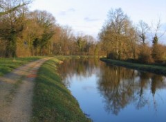 Fonds d'cran Nature Reflets dans le Canal de Nantes  Brest