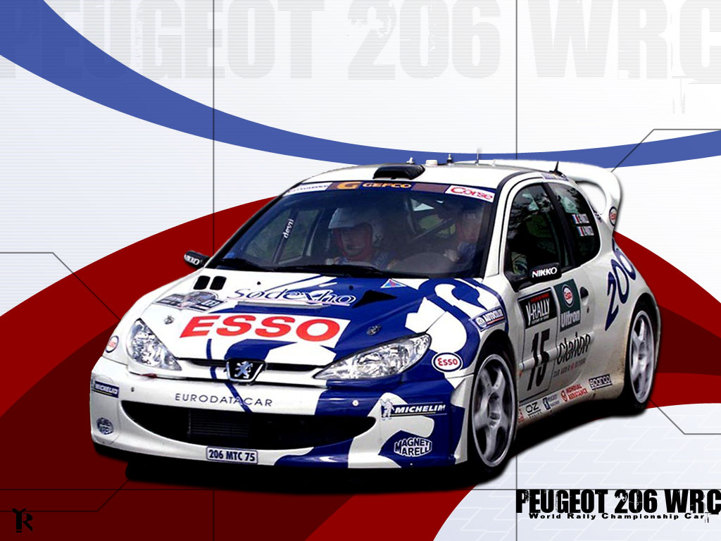 Wallpapers Cars Peugeot 206 wrc