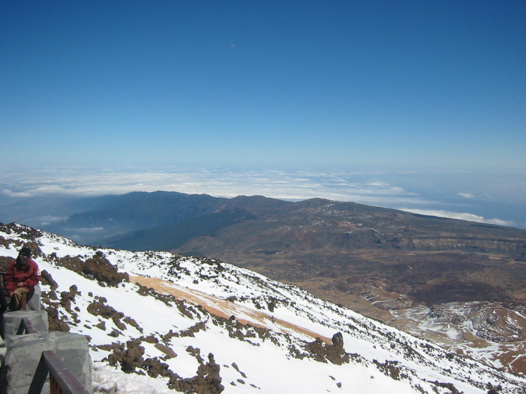 Fonds d'cran Voyages : Afrique Les Canaries Vue du sommet du Tede (Tenerife)