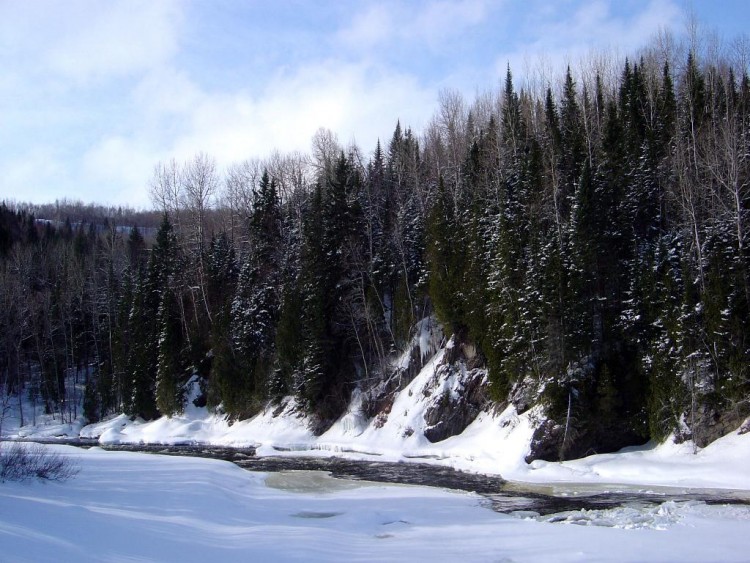 Fonds d'cran Nature Fleuves - Rivires - Torrents LE DEGEL