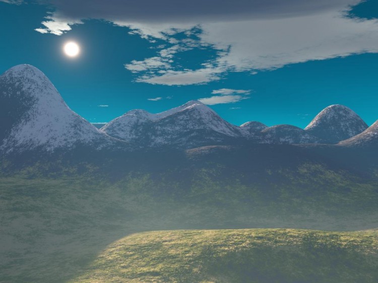 Fonds d'cran Art - Numrique 3D - Terragen Montagne By Pim'S