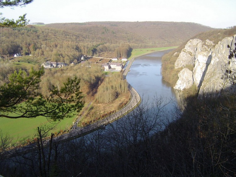 Wallpapers Trips : Europ Belgium La Meuse aux environs de Givet 2